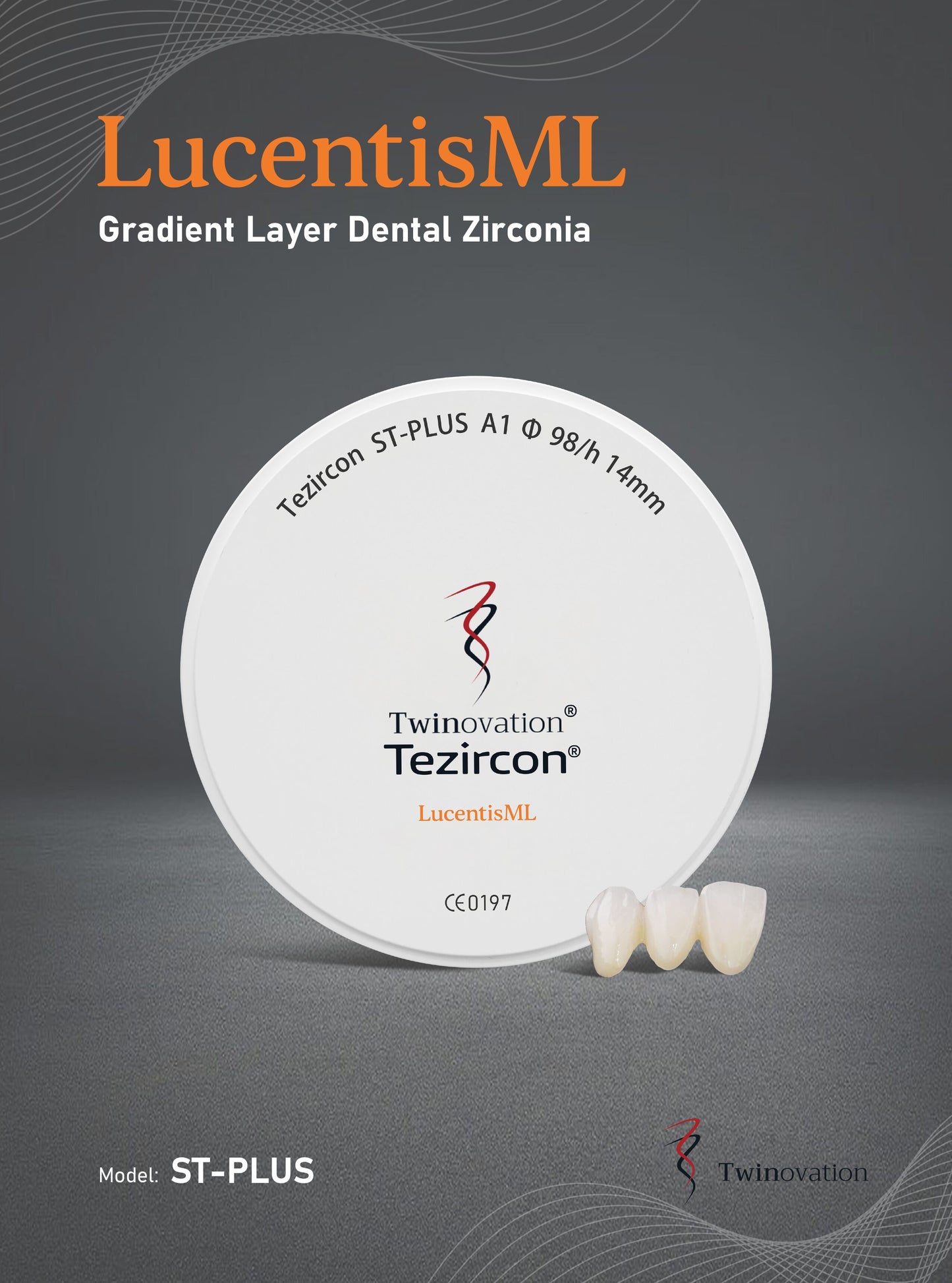 Tezircon ST-PLUS Lucentis ML Multi Transparency Dental Zirconia