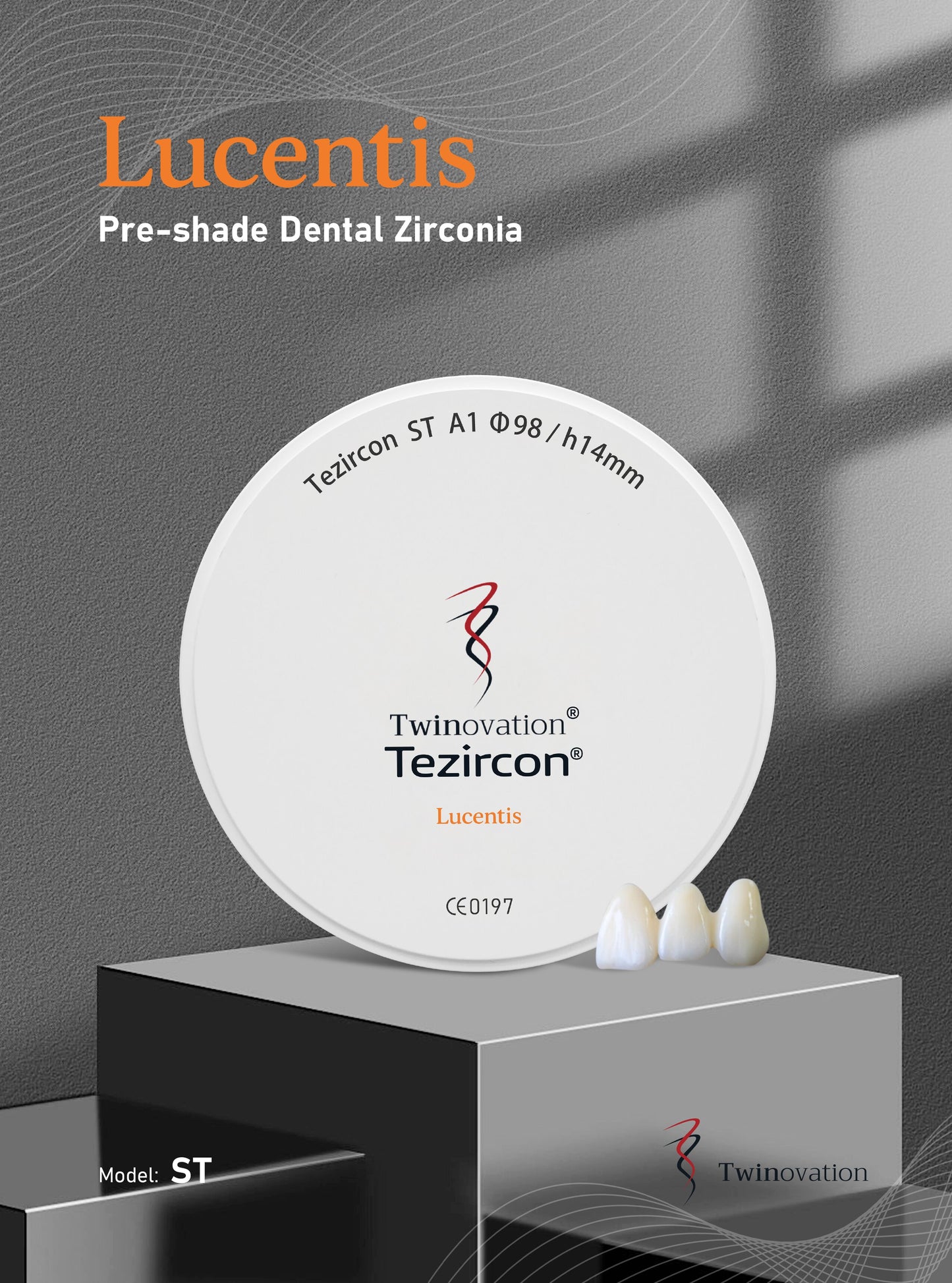 Tezircon ST Lucentis Pre-Sahde Dental Zirconia