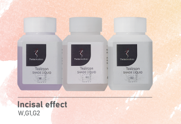 Tezircon zirconia shading liquids