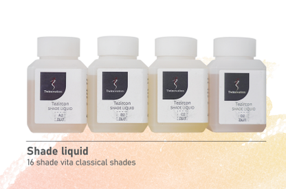 Tezircon zirconia shading liquids