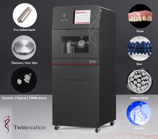 ZirMill 52W 5-Axis Wet Milling Unit