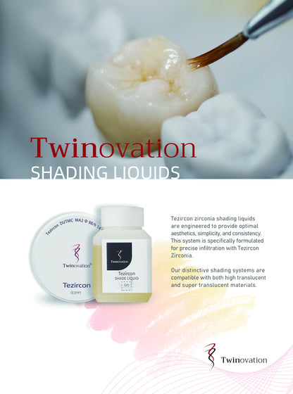 Tezircon zirconia shading liquids